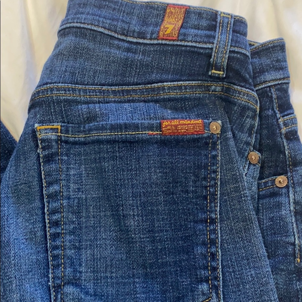 Cropped Flair 7 Jeans